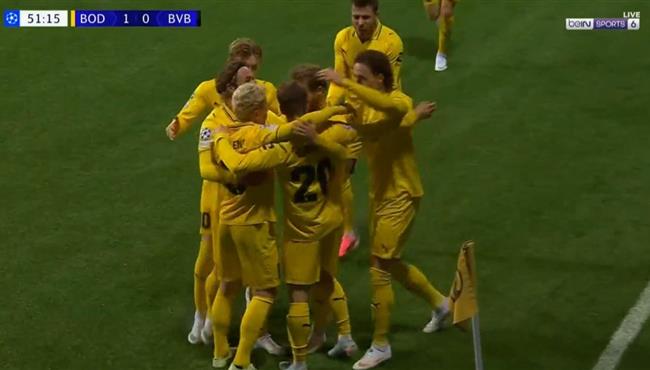 هدف فوز بودو جليمت على بوروسيا دورتموند 1 0 دوري ابطال اوروبا