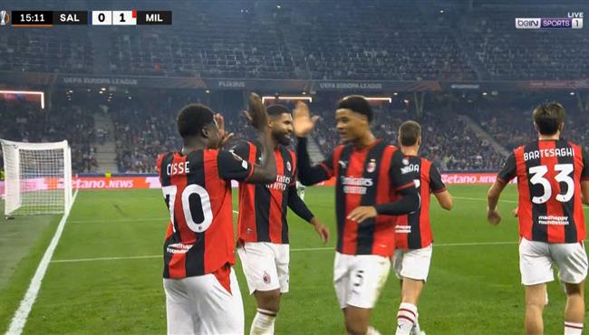 اهداف مباراة ميلان وسالزبورج في الدوري الاوروبي