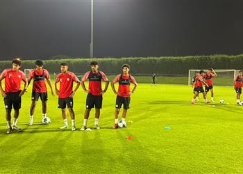 منتخب الناشئين يخوض مرانه استعداد ا لمواجهة السعودية في كأس الخليج