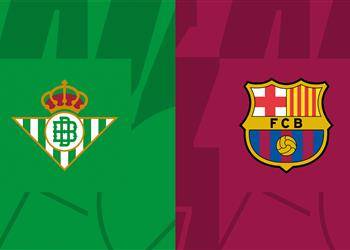 موعد والقناة الناقلة لمباراة برشلونة وريال بيتيس اليوم في الدوري الإسباني.. والمعلق