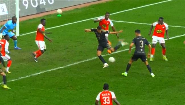 ياسين مرعي يهدر هدف محقق للاهلي امام كيتارا بكأس الكونفيدرالية