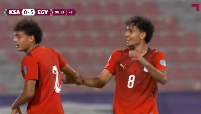 اهداف مباراة مصر والسعودية 5 0 كاس الخليج تحت 17 عام
