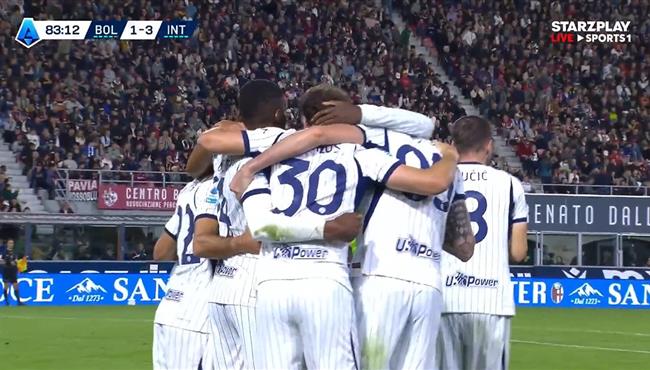 اهداف مباراة انتر ميلان وبولونيا 3 1 الدوري الايطالي
