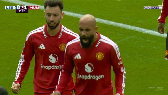 هدف مبويمو في مرمي ليدز يونايتد بالدوري الانجليزي