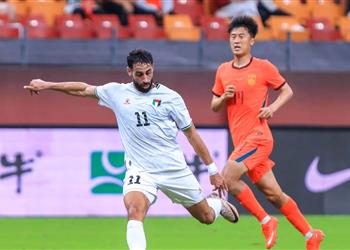 الدباغ يسجل ثنائية في فوز منتخب فلسطين على الصين بخماسية