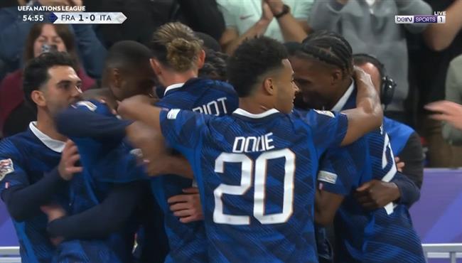 اهداف مباراة فرنسا وايطاليا في دوري الامم الاوروبية