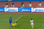 لاعب بترول أسيوط يكشف حجم إصابته القوية بعد تدخل محمد عواد