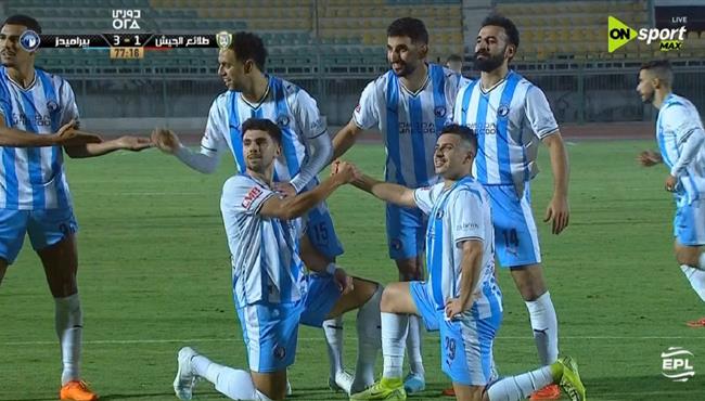 هدف محمود صابر في مرمي طلائع الجيش بالدوري المصري