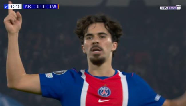 هدف فيتينا الصاروخي في مرمي برشلونة بدوري ابطال اوروبا