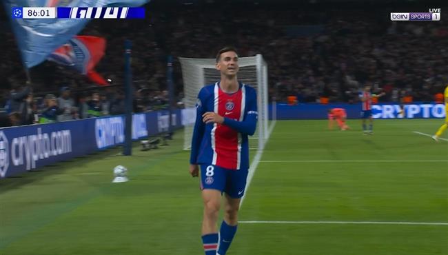 هدف باريس سان جيرمان الرابع في مرمي برشلونة بدوري ابطال اوروبا