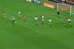 فيديو | عمر الساعي يسجل هدف الأهلي الأول أمام القناة