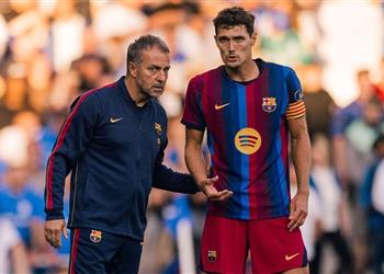 موقف كريستنسن من كلاسيكو الدوري الإسباني بين برشلونة وريال مدريد