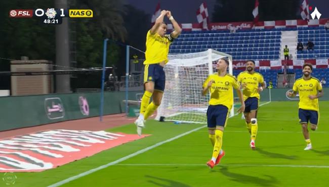 هدف كريستيانو رونالدو في مرمي الفيصلي بالدوري السعودي
