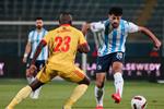 فيديو | عبد الرحمن مجدي يسجل هدفي بيراميدز الأول والثاني أمام المريخ بنتيو