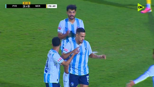 هدف بيراميدز الرابع في مرمي المريخ بنتيو بدوري ابطال افريقيا