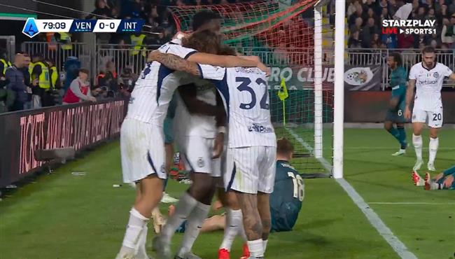 اهداف مباراة انتر ميلان وفينيتسيا 2 0 الدوري الايطالي