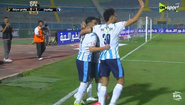 اهداف مباراة بيراميدز ووادي دجلة في الدوري المصري