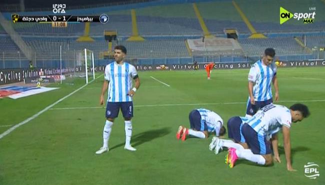 هدف محمود صابر في مرمي وادي دجلة بالدوري المصري