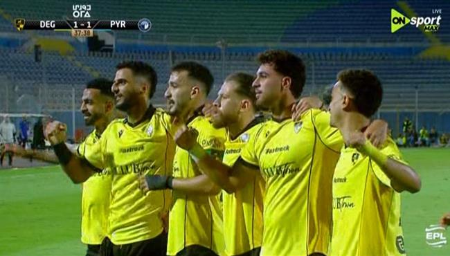 هدف تعادل وادي دجلة مع بيراميدز 1 1 الدوري المصري