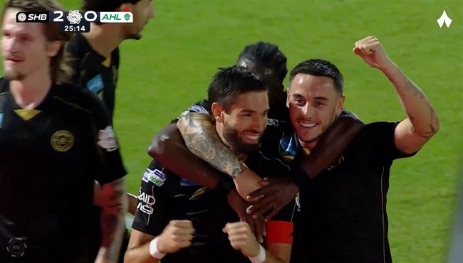 هاتريك كاراسكو في مباراة الاهلي والشباب بالدوري السعودي
