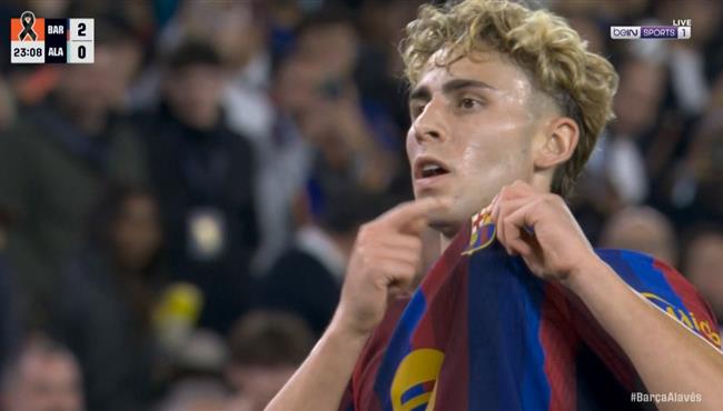 هدف برشلونة الثاني في مرمي ديبورتيفو ألافيس بالدوري الاسباني