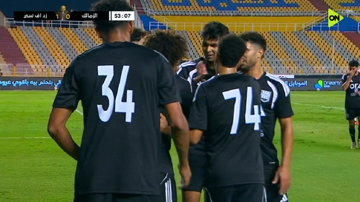 هدف زد الثاني في مرمي الزمالك بكأس الرابطة المصرية