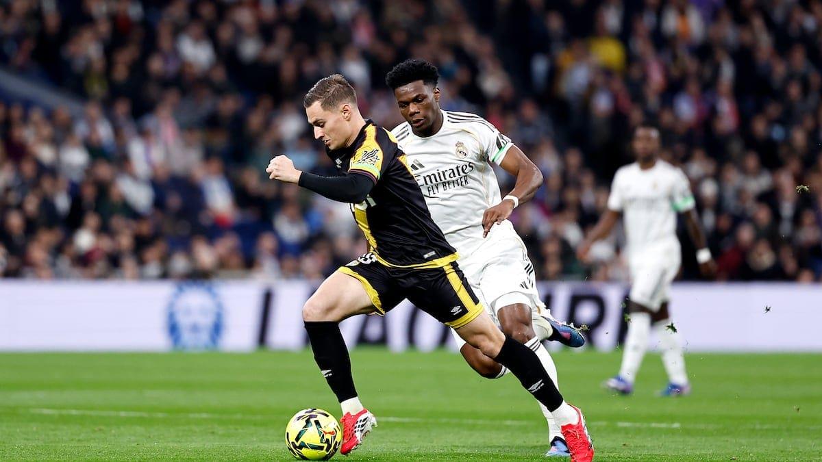 رايو فاليكانو يسجل هدف التعادل أمام ريال مدريد في الدوري الإسباني 