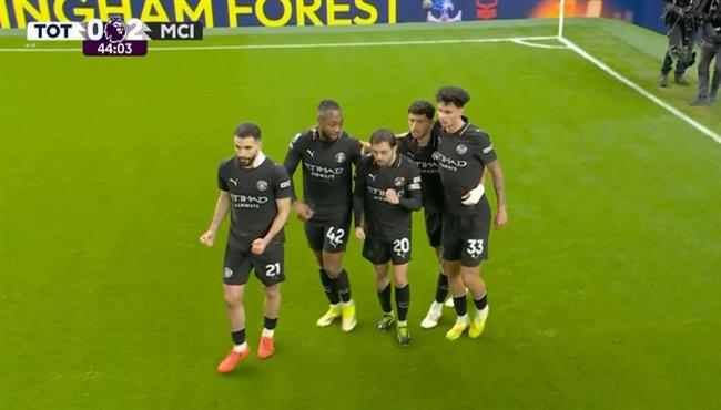 اهداف مباراة مانشستر سيتي وتوتنهام في الدوري الانجليزي