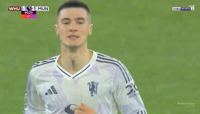 هدف تعادل مانشستر يونايتد القاتل مع وست هام 1 1 الدوري الانجليزي