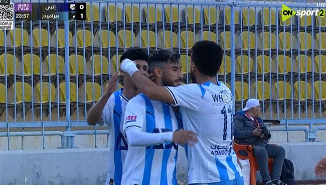 اهداف مباراة بيراميدز وانبي في الدوري المصري