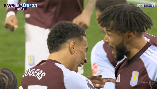 هدف فوز استون فيلا علي برايتون 1 0 الدوري الانجليزي