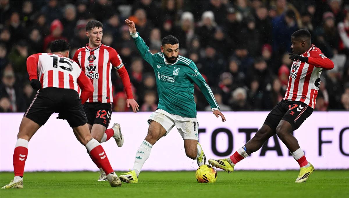 تقييم محمد صلاح في مباراة ليفربول وسندرلاند بالدوري الإنجليزي