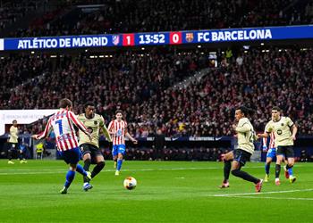 فيديو جريزمان يسجل هدف أتلتيكو مدريد الثاني أمام برشلونة