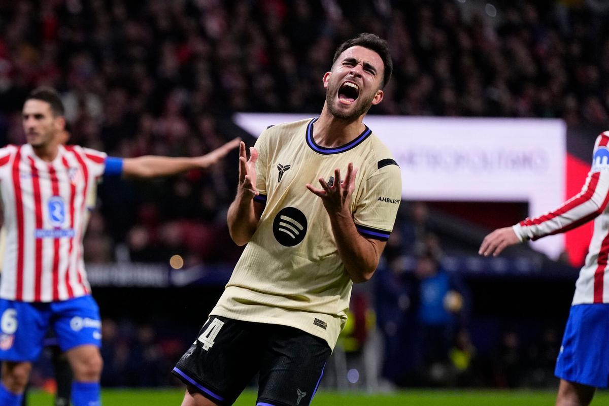 مدة غياب إريك جارسيا بعد طرده في مباراة برشلونة وأتلتيكو مدريد