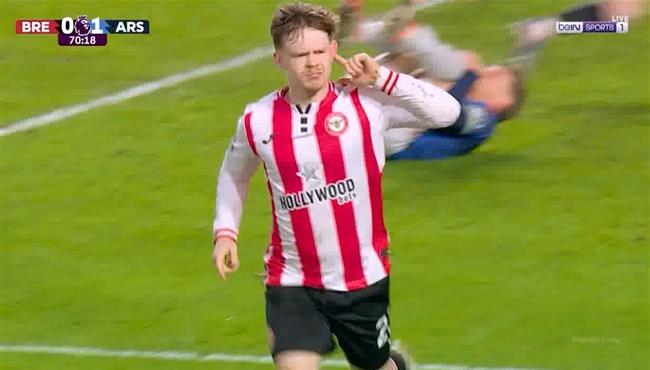 هدف تعادل برينتفورد مع ارسنال 1 1 الدوري الانجليزي