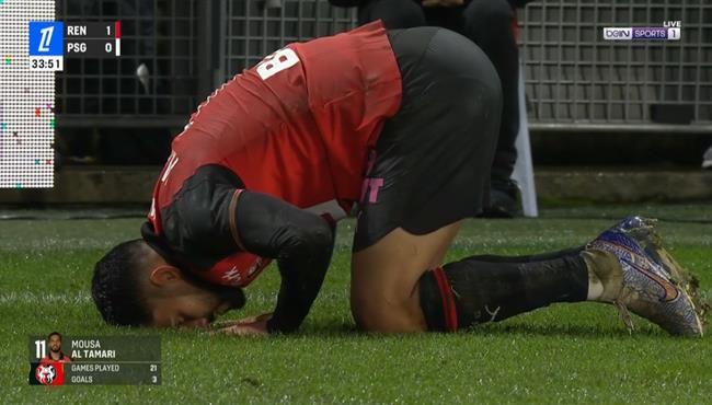 هدف موسي التعمري الرائع في مرمي باريس سان جيرمان بالدوري الفرنسي