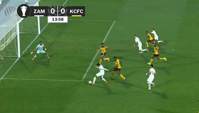 احمد شريف يهدر فرصة هدف امام كايزر تشيفز بكأس الكونفيدرالية