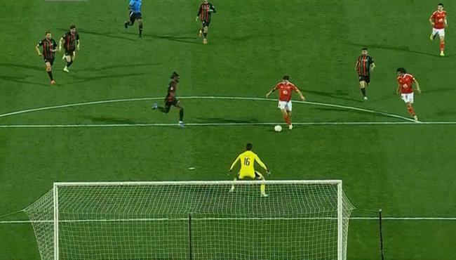 محمد علي بن رمضان يهدر انفراد امام الجيش الملكي بدوري ابطال افريقيا