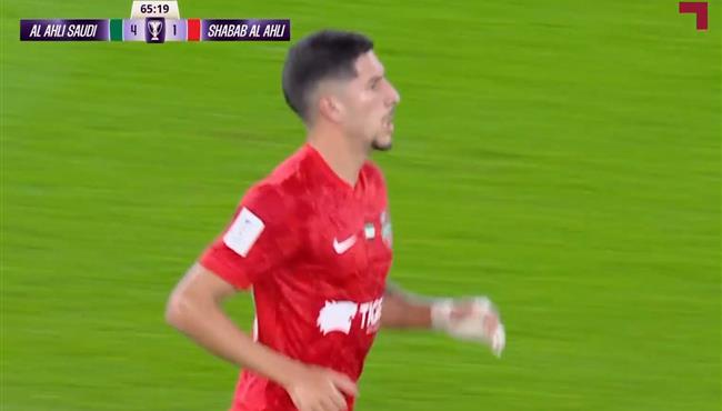 هدف الاهلي الاماراتي الاول في مرمي الاهلي السعودي بدوري ابطال اسيا