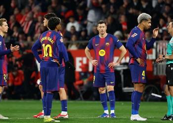 لاعب برشلونة يدق جرس الإنذار خلال الهزيمة أمام جيرونا