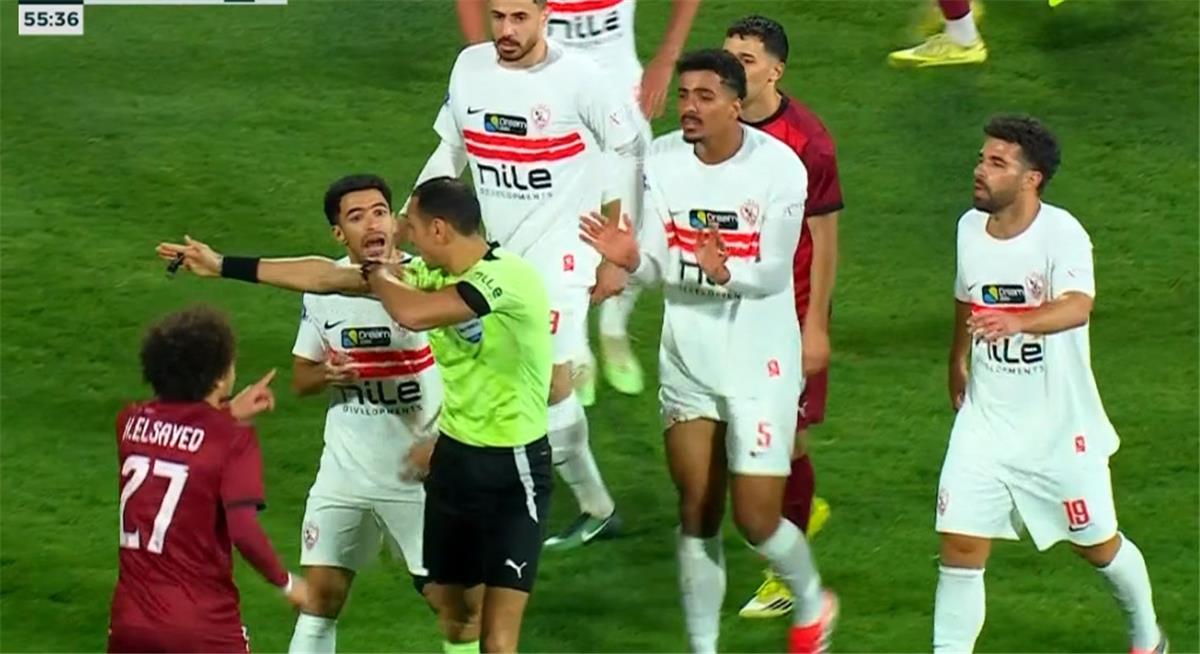 خاص | تفاصيل مشادة عبد الله السعيد وحسام عبد المجيد في مباراة الزمالك وسيراميكا