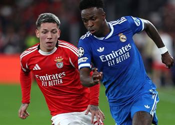 لاعب بنفيكا يرد على اتهامه في واقعة العنصرية تجاه فينيسيوس جونيور