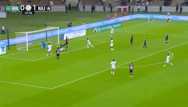 هدف تعادل الاهلي مع النجمة (11) اسيست رياض محرز