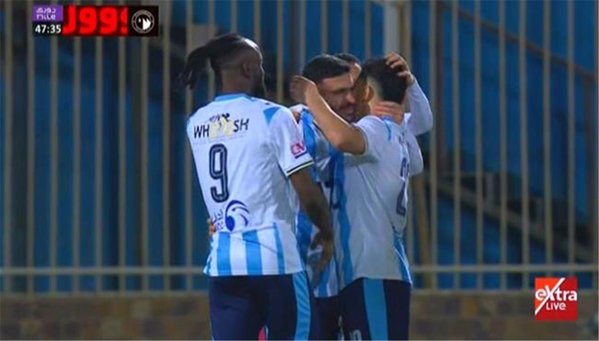 فيديو | حامد حمدان يسجل هدف بيراميدز الأول أمام سيراميكا كليوباترا