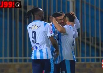 فيديو حامد حمدان يسجل هدف بيراميدز الأول أمام سيراميكا كليوباترا