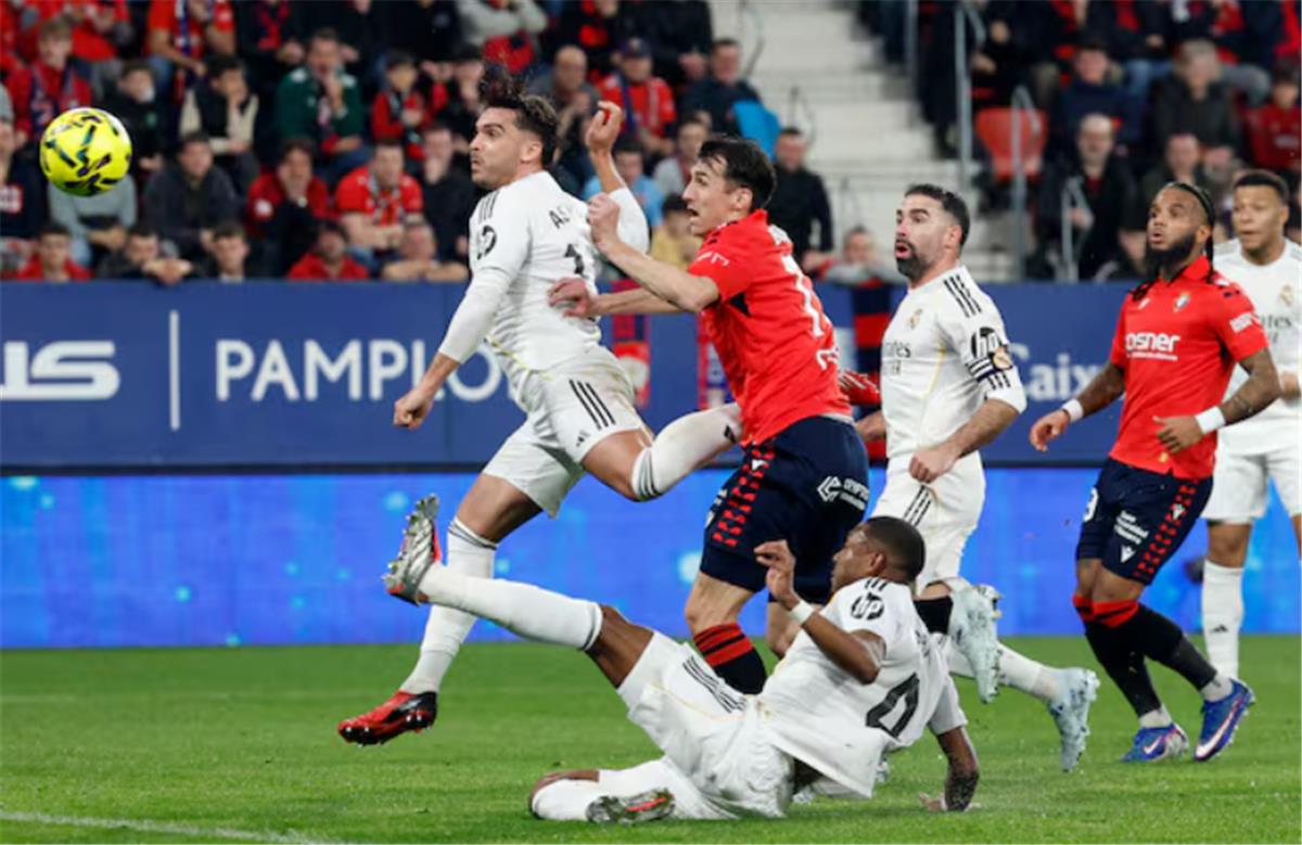 ترتيب هدافي الدوري الإسباني بعد هدف بوديمير في مباراة ريال مدريد وأوساسونا