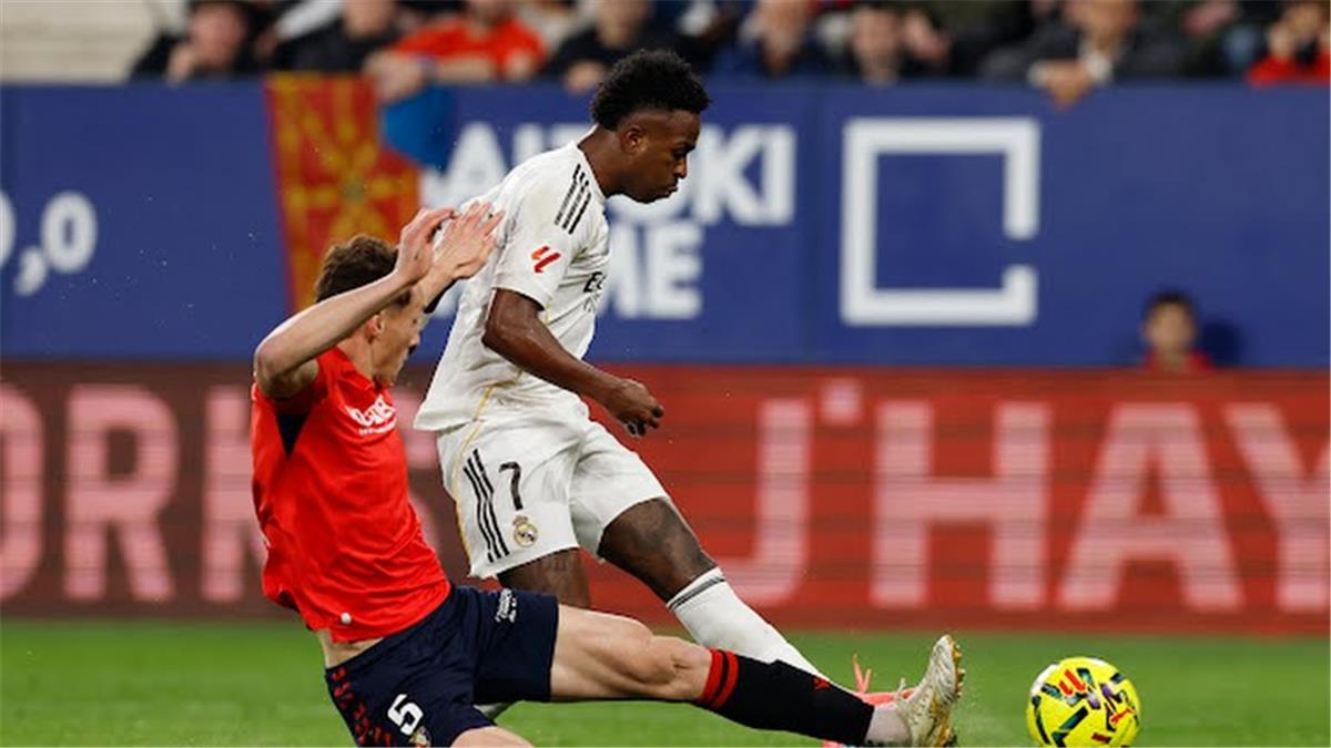 ترتيب هدافي الدوري الإسباني بعد هدف فينيسيوس في مباراة ريال مدريد وأوساسونا