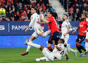 ترتيب هدافي الدوري الإسباني بعد هدف فينيسيوس في مباراة ريال مدريد وأوساسونا