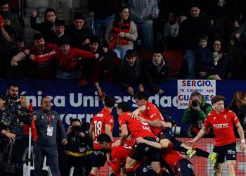 في الـ 90 راؤول جارسيا يسجل هدف أوساسونا الثاني أمام ريال مدريد