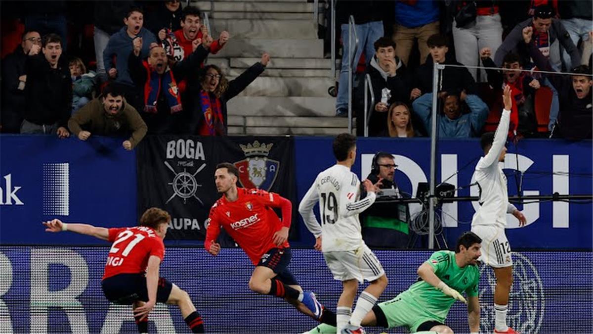 في الكورة : ريال مدريد يتلقى خسارة قاتلة أمام أوساسونا في الدوري الإسباني